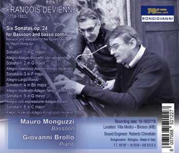 CD François Devienne: Six Sonatas Op. 24 529963