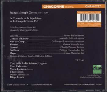 CD François-Joseph Gossec: Le Triomphe De La République 330493