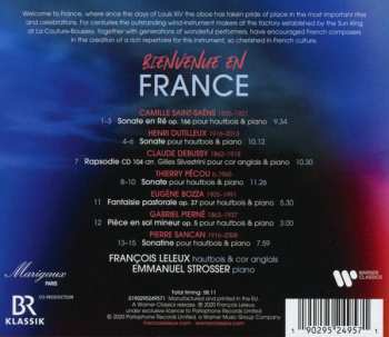 CD Francois Leleux: Bienvenue En France 462437