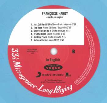 LP Françoise Hardy: In English LTD | CLR 87977