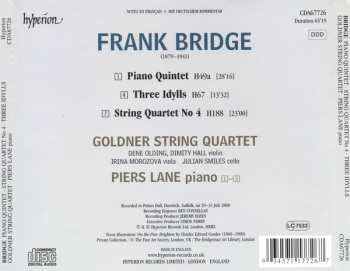 CD Frank Bridge: Piano Quintet・String Quartet No 4・Three Idylls 306157
