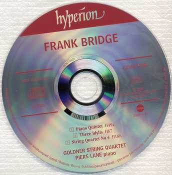 CD Frank Bridge: Piano Quintet・String Quartet No 4・Three Idylls 306157