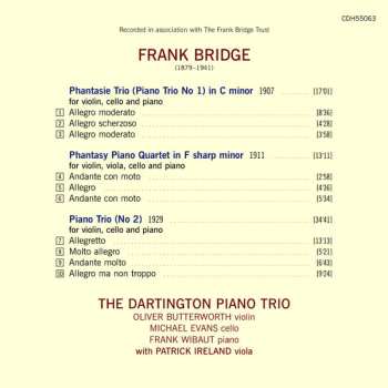 CD Frank Bridge: Piano Trios - Piano Quartet 343326