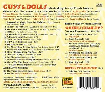 CD Frank Loesser: Guys & Dolls - Original 1950 Broadway Cast  / Where's Charley? 337427