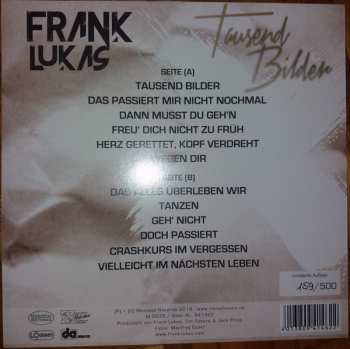 LP Frank Lukas: Tausend Bilder LTD | NUM 359137