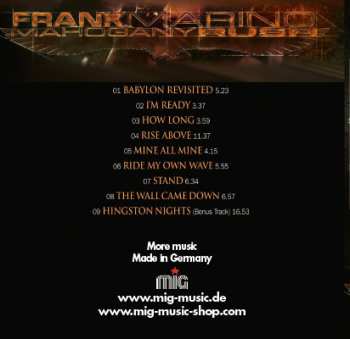 CD Frank Marino: From The Hip 425682