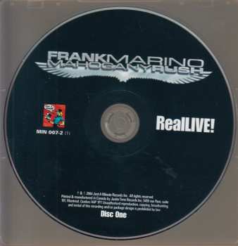 2CD Frank Marino: Real Live!
