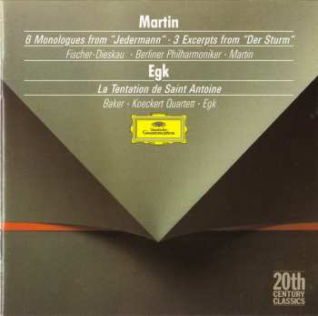 Album Frank Martin: 6 Monologues From "Jedermann"- 3 Excerpts From "Der Sturm" - La Tentation De Saint Antoine 