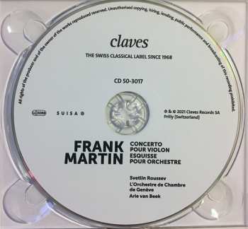 CD Frank Martin: Conerto Pour Violon, Esquisse Pour Orchestre 185592