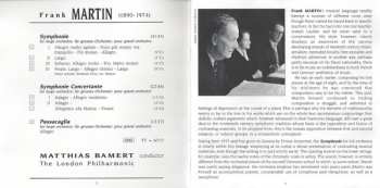 CD Frank Martin: Passacaglia / Symphonie / Symphonie Concertante 303688