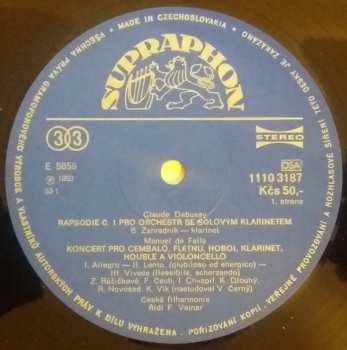 LP Frank Martin: Petite Symphonie Concertante / Harpsichord Concerto / Première Rapsodie 140843