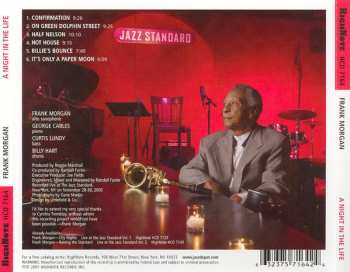 CD Frank Morgan: A Night In The Life - Live At The Jazz Standard Vol. 3 115699