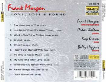 CD Frank Morgan: Love, Lost & Found 181000