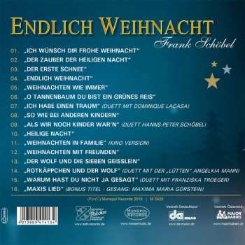 CD Frank Schöbel: Endlich Weihnacht 516016