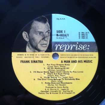 LP Frank Sinatra: A Man And His Music