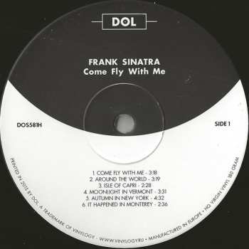 LP Frank Sinatra: Come Fly With Me
