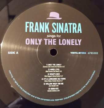 LP Frank Sinatra: Frank Sinatra Sings For Only The Lonely 129867