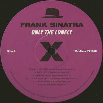 LP Frank Sinatra: Frank Sinatra Sings For Only The Lonely 57988