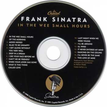 CD Frank Sinatra: In The Wee Small Hours 189978