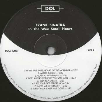 LP Frank Sinatra: In The Wee Small Hours DLX 356764