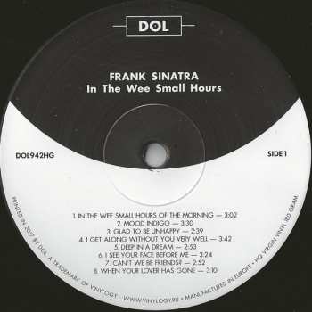 LP Frank Sinatra: In The Wee Small Hours DLX