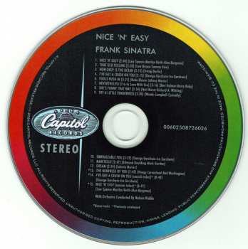 CD Frank Sinatra: Nice 'N' Easy (Expanded Edition) 394226