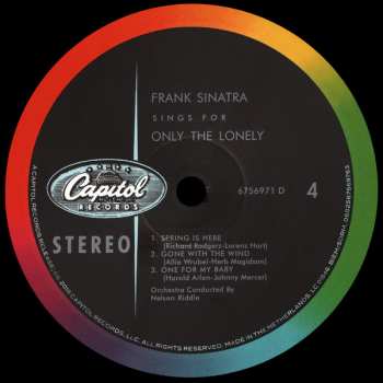 2LP Frank Sinatra: Frank Sinatra Sings For Only The Lonely (60th Anniversary Edition) DLX 32780