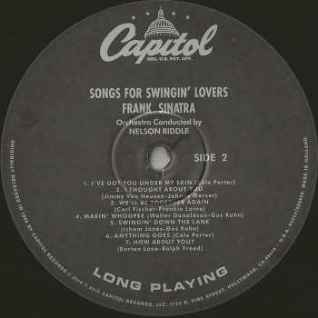 LP Frank Sinatra: Songs For Swingin' Lovers!