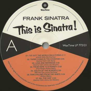 LP Frank Sinatra: This Is Sinatra! LTD 137594