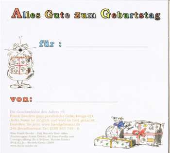 CD Frank Zander: Alles Gute Zum Geburtstag 237098