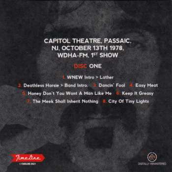 4CD/Box Set Frank Zappa: Capitol Theatre 1978 427921