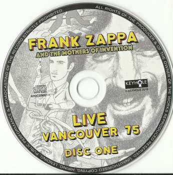 2CD Frank Zappa: Live Vancouver 75 382262