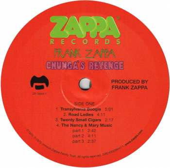 LP Frank Zappa: Chunga's Revenge 7072