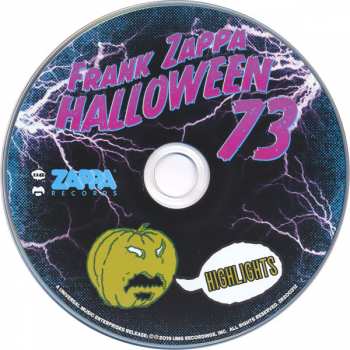 CD Frank Zappa: Halloween 73 Highlights  15259