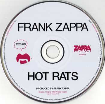 CD Frank Zappa: Hot Rats 377962
