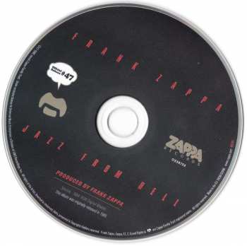 CD Frank Zappa: Jazz From Hell 384846