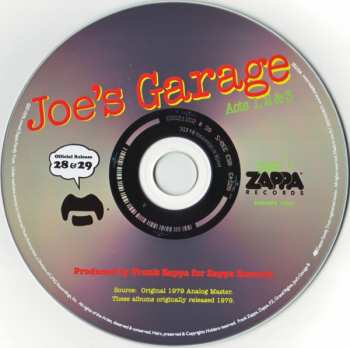 2CD Frank Zappa: Joe's Garage Acts 1, 2 & 3 18633