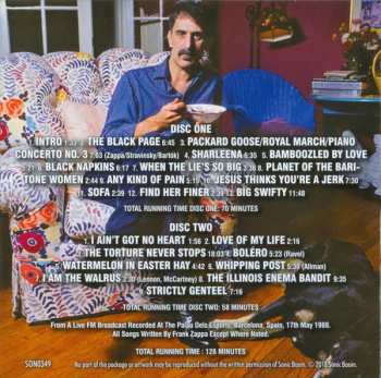 2CD Frank Zappa: Live In Barcelona 1988 437737