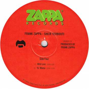 2LP Frank Zappa: Sheik Yerbouti 32339