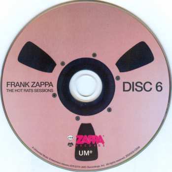 6CD/Box Set Frank Zappa: The Hot Rats Sessions DLX | LTD 16559