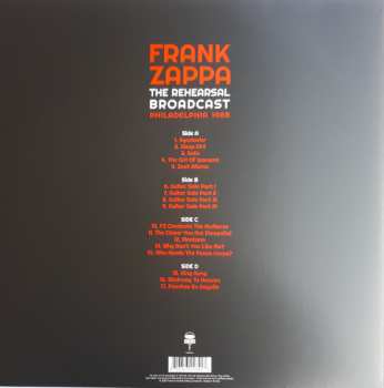 2LP Frank Zappa: The Rehearsal Broadcast Philadelphia 1988 385295