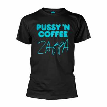 Merch Frank Zappa: Tričko Pussy N Coffee (black) M