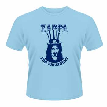 Merch Frank Zappa: Tričko Zappa For President (blue) XL