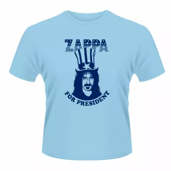Tričko Zappa For President (blue)