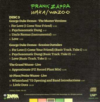 4CD/Box Set/Blu-ray Frank Zappa: Waka/Wazoo DLX 413095