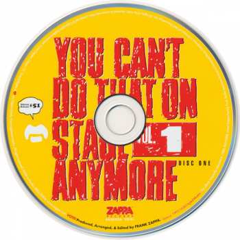 2CD Frank Zappa: You Can't Do That On Stage Anymore Vol. 1 41195