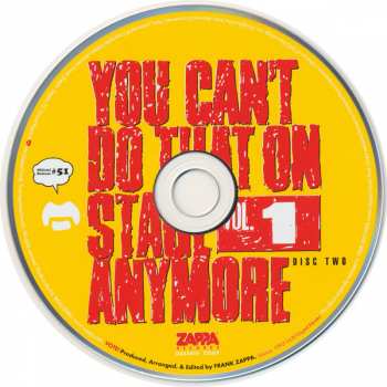 2CD Frank Zappa: You Can't Do That On Stage Anymore Vol. 1 41195