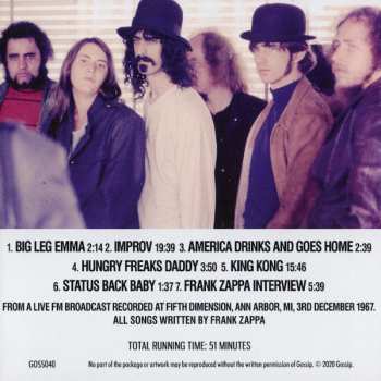 CD Frank Zappa: Your Mother Should Know