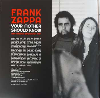 LP Frank Zappa: Your Mother Should Know (Ann Arbour Broadcast 1967)  388199