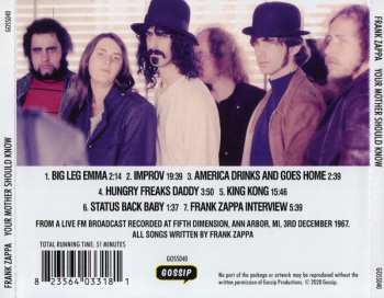 CD Frank Zappa: Your Mother Should Know 423289